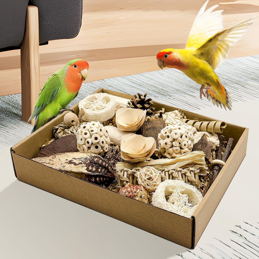 LOPERDEVE Nature Color toy inside setup encourages chewing and exploration.