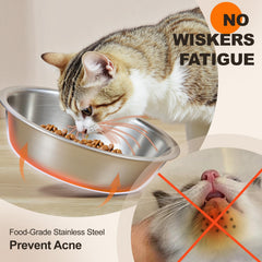 Loplurea non-slip feeding stand keeping bowls steady during meals