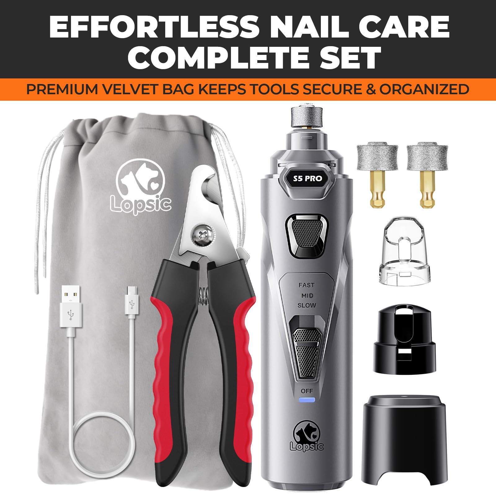 LOPSIC safe stress-free nail trimming at home for pets