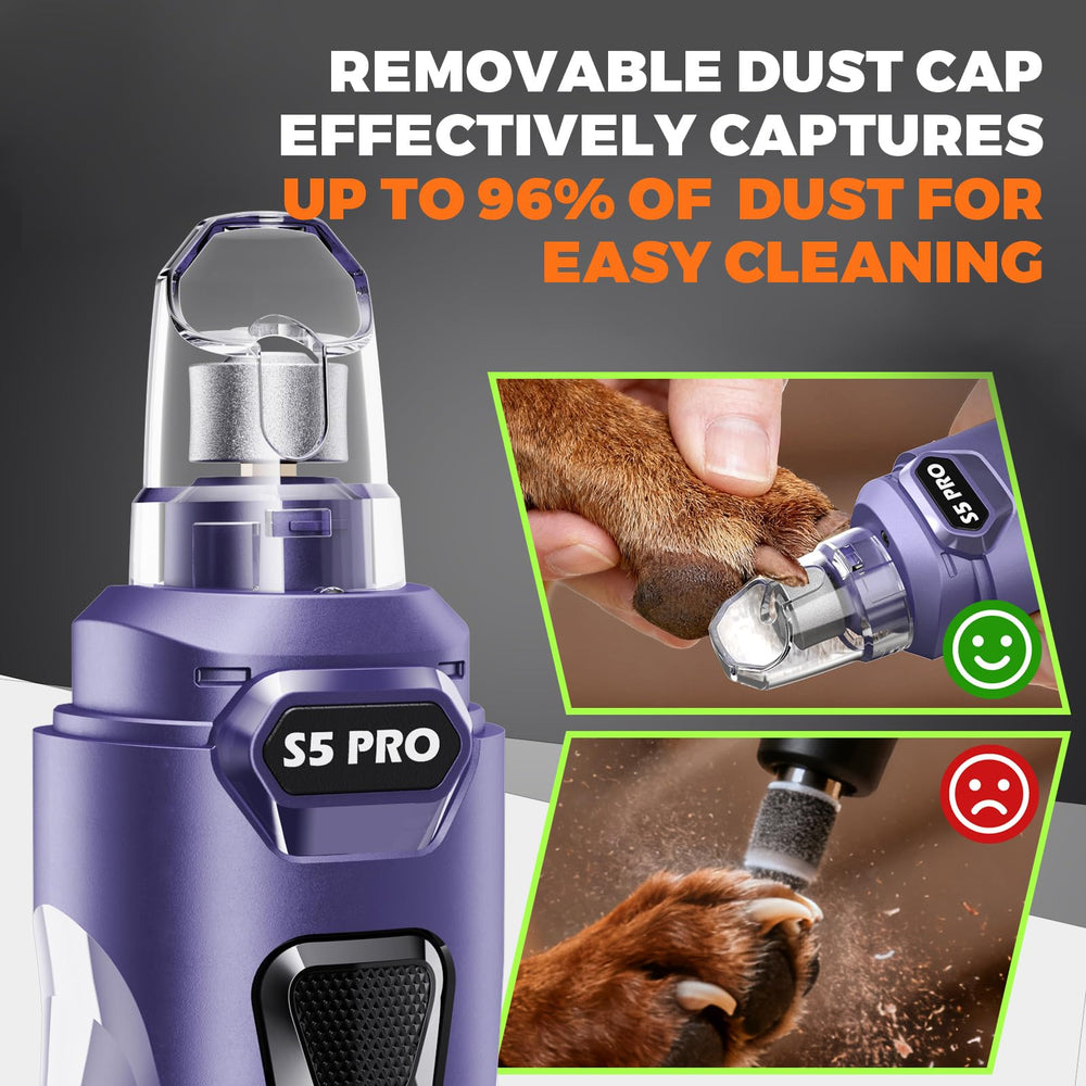 LOPSIC Three-speed settings help tailor grooming to each pet.