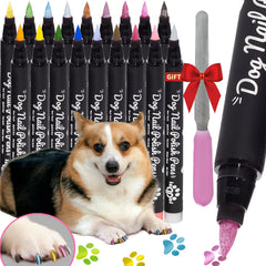 Loqpol 18 colors swatches: vibrant metallic and matte finishes for dogs