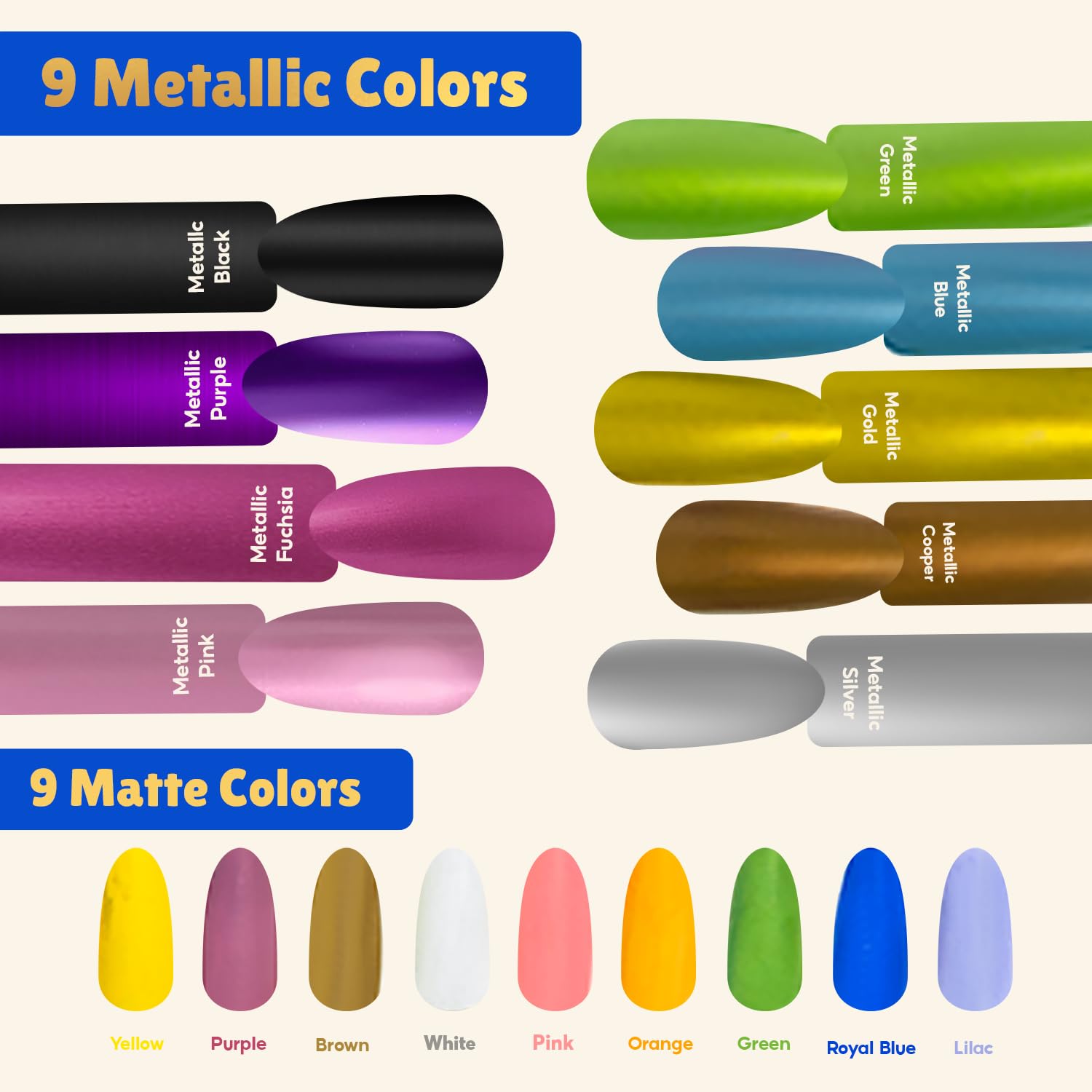 Loqpol metallic shades demonstrate bold nail art on dogs