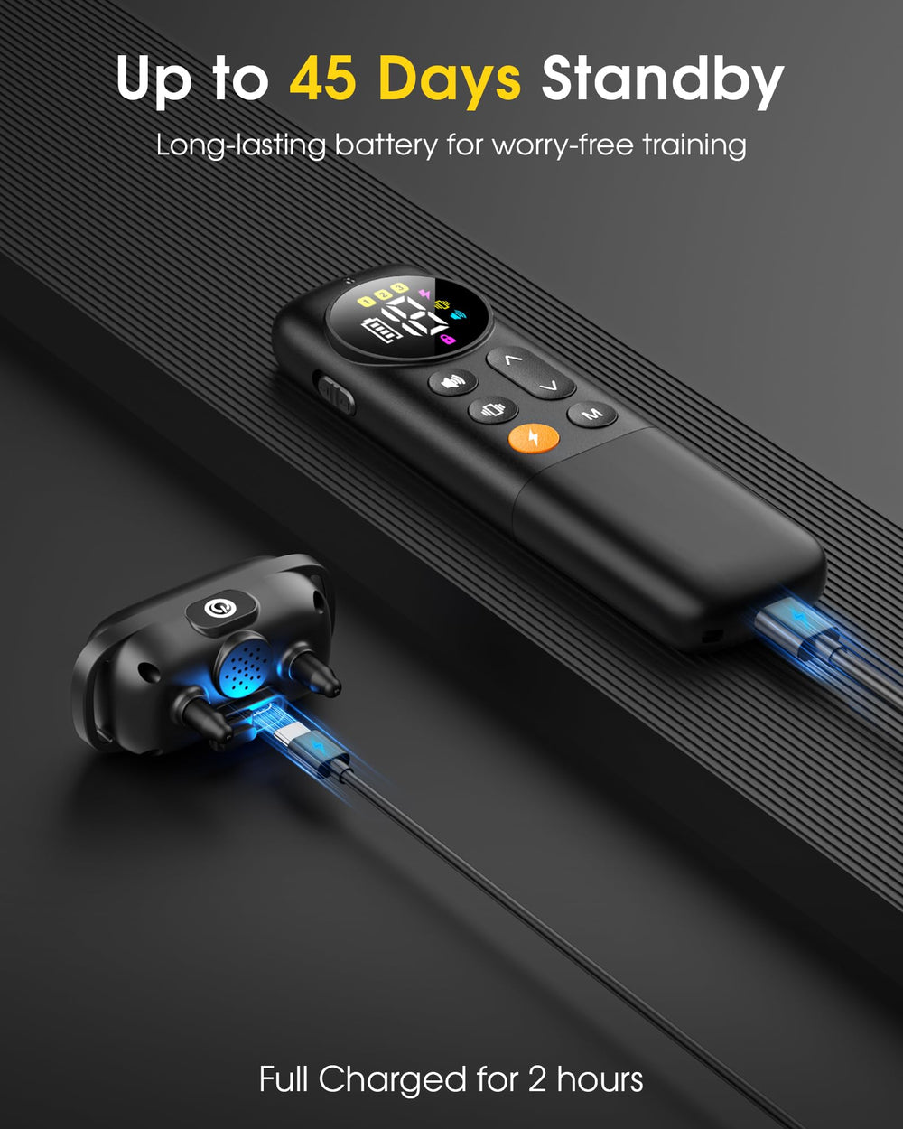 LORDSBABY training modes beep vibration and shock cues.
