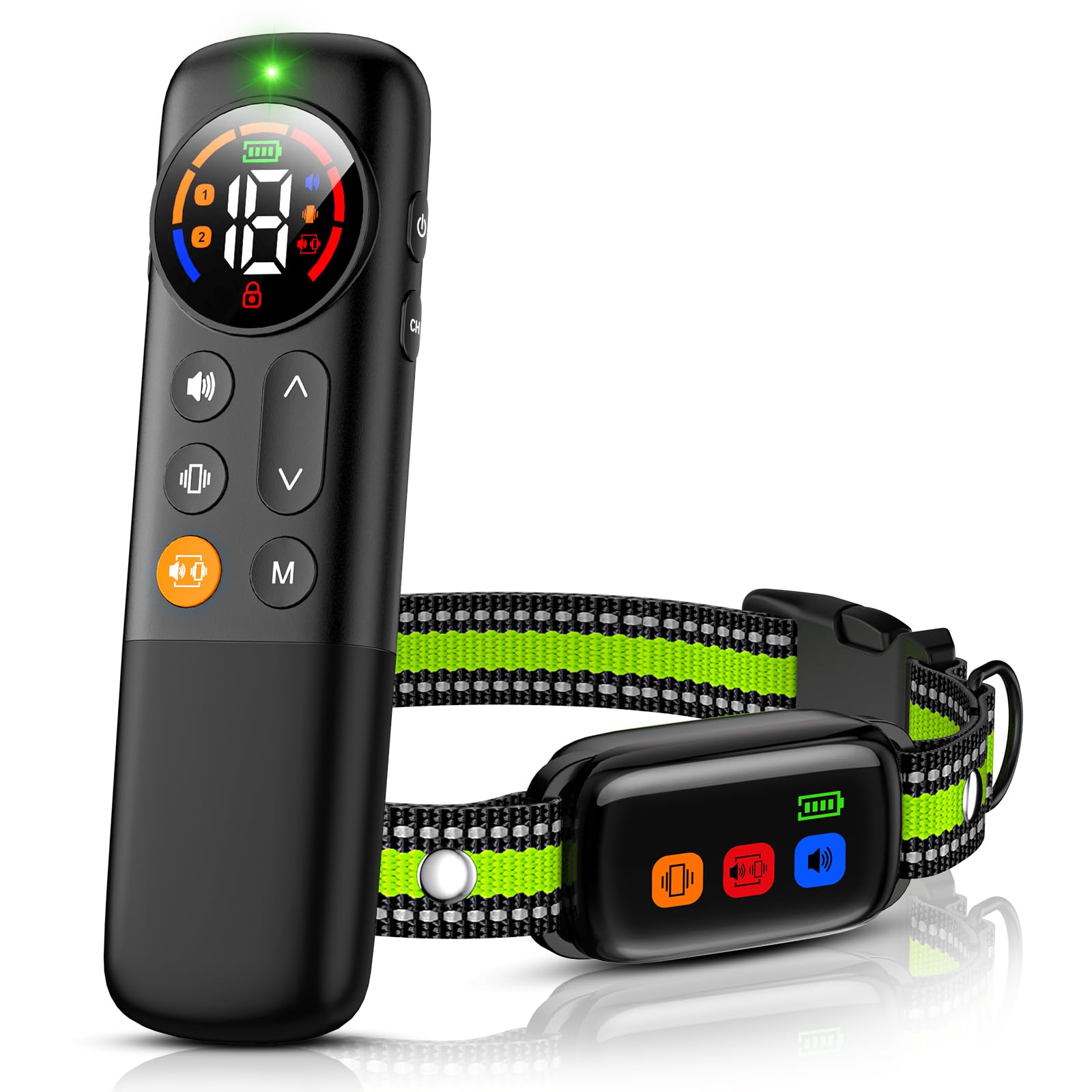 LORDSBABY upgrade vibrating collar with remote for humane training without shocks