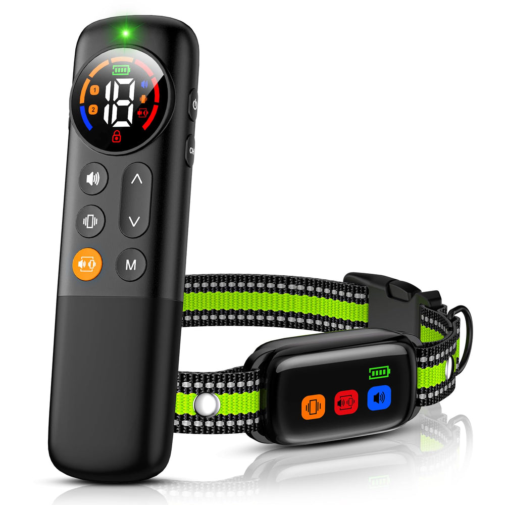 LORDSBABY upgrade vibrating collar with remote for humane training without shocks