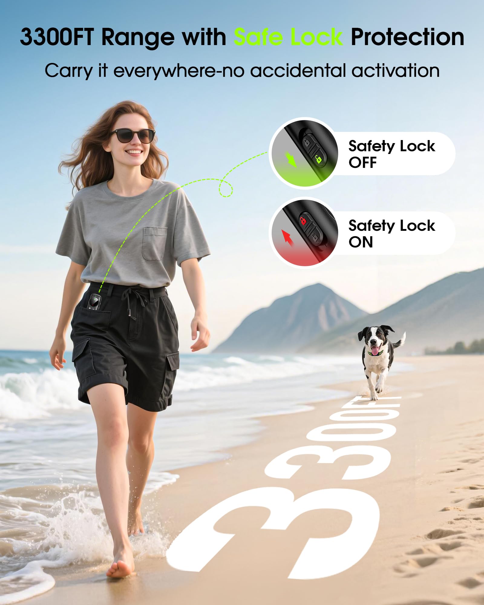 LORDSBABY waterproof collar supports rain training sessions