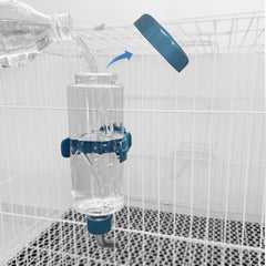 LOS ANDES anti-drip bead-head bottle prevents leaks and keeps cages clean.