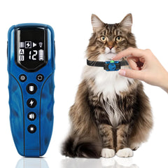 LOSULF tiniest cat shock collar receiver front view, ultra-lightweight for comfortable training.
