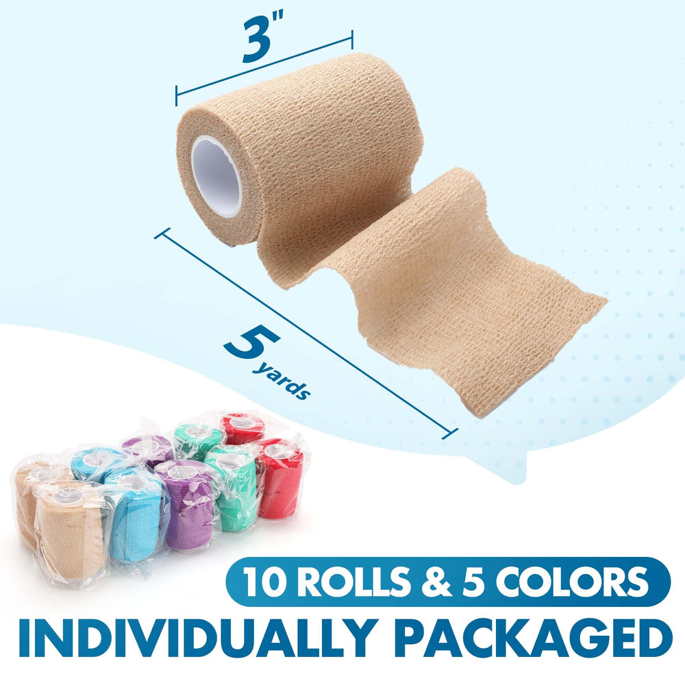 LotFancy vet wrap three-inch bandage roll in use