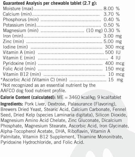 Lots of Love Bitch Pills post-birth weaning setup, helps ensure nutrient intake.