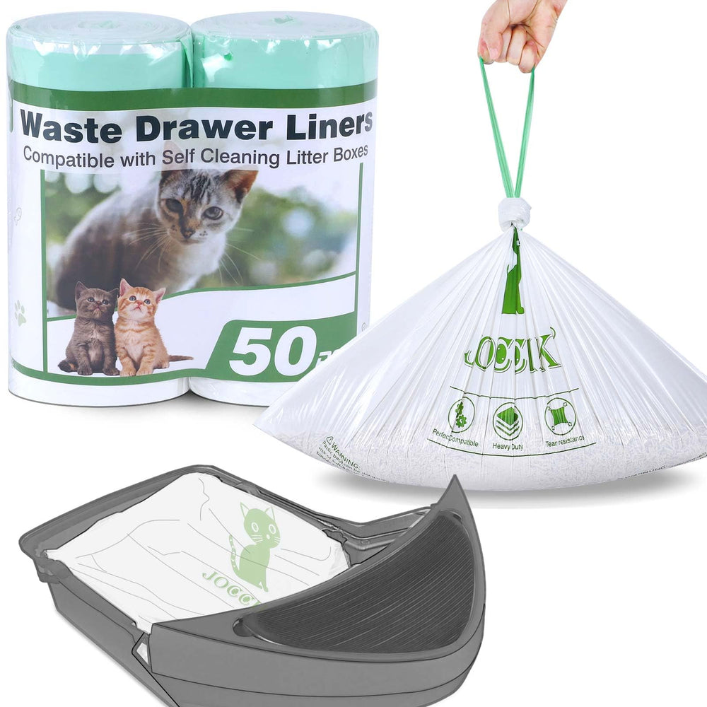 LotuFlor cat litter bags roll-packed for quick, clean changes.