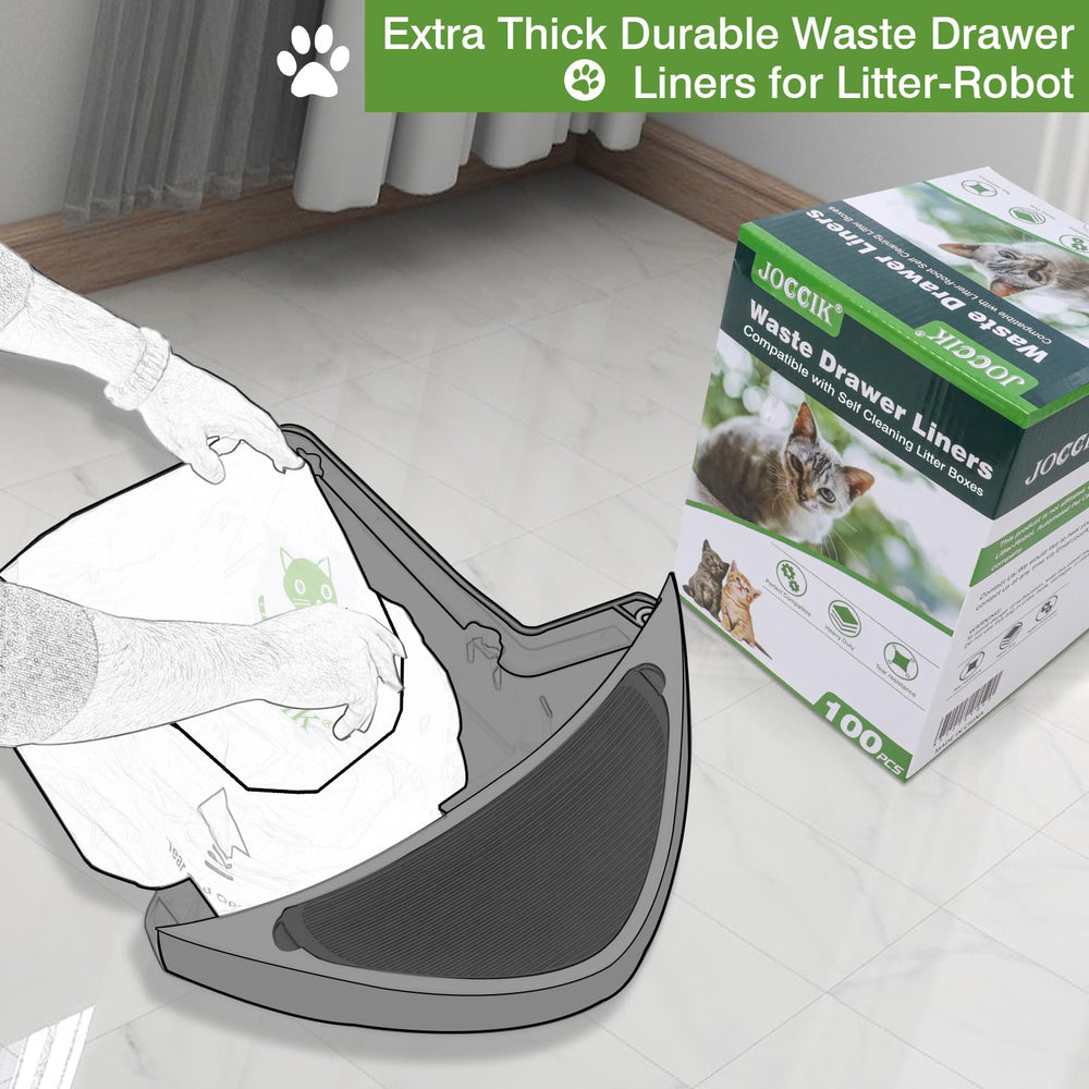 LotuFlor convenient packaging with tab-secured liners for a tidy drawer.