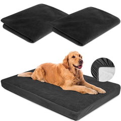 LotuFlor waterproof dog bed cover 42x28 protects against leaks and odors.