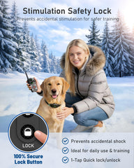 LOTYP long-lasting collar battery provides hours of use.