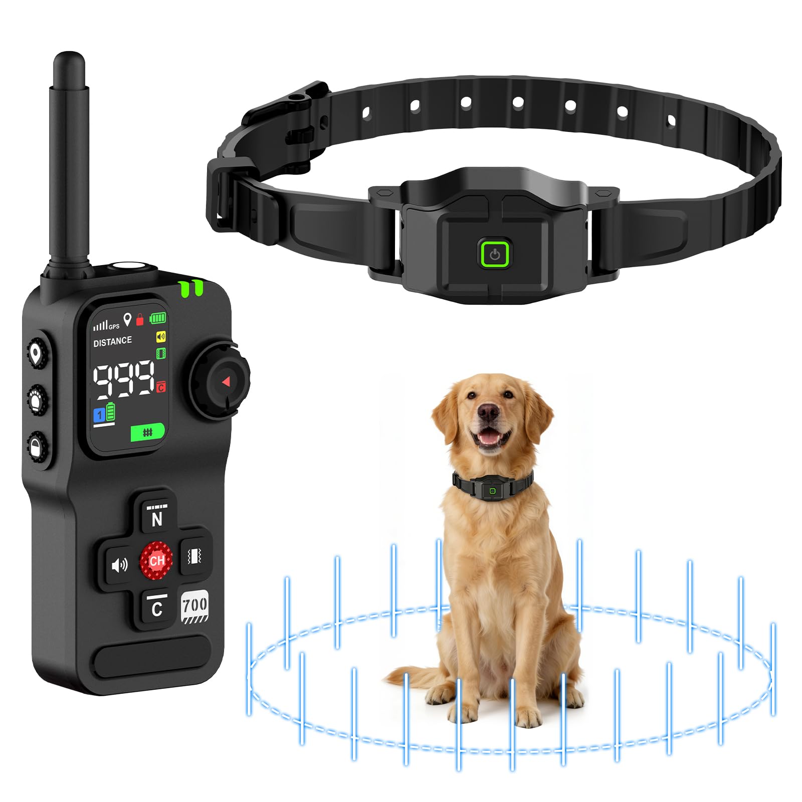 LOTYP GPS remote control for easy boundary setup and monitoring.