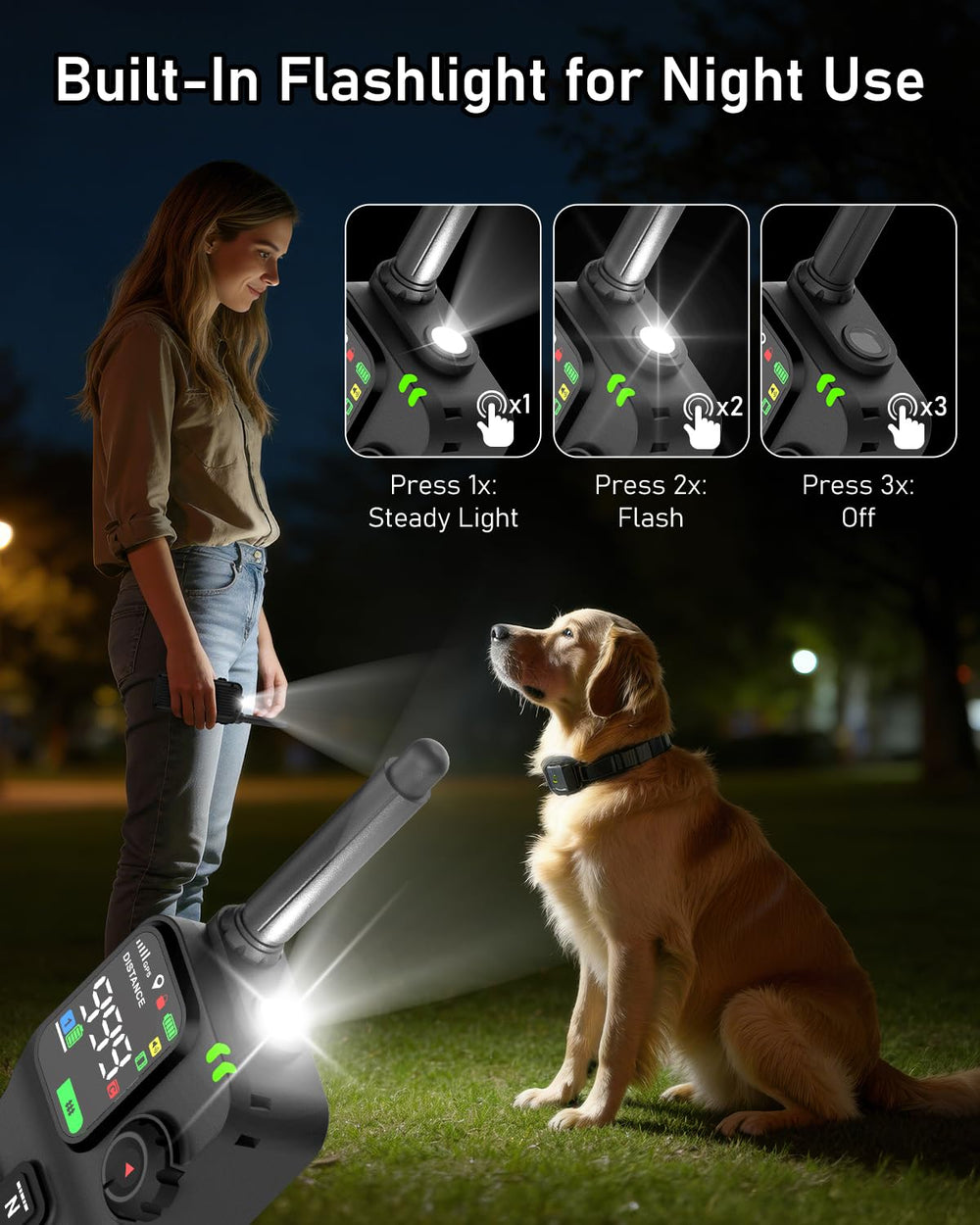 LOTYP training modes offering gentle beep and vibration guidance.
