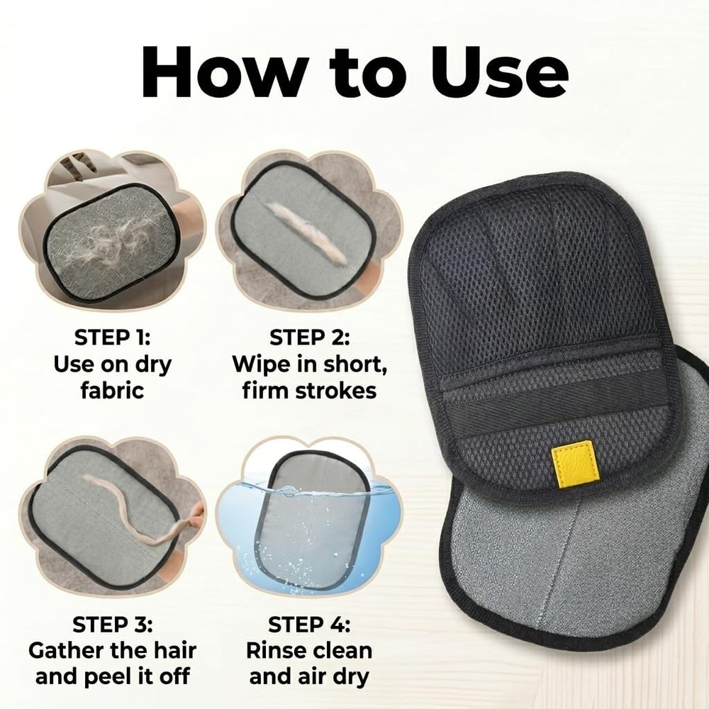 Flexible mitt contours to cushions and curved surfaces.