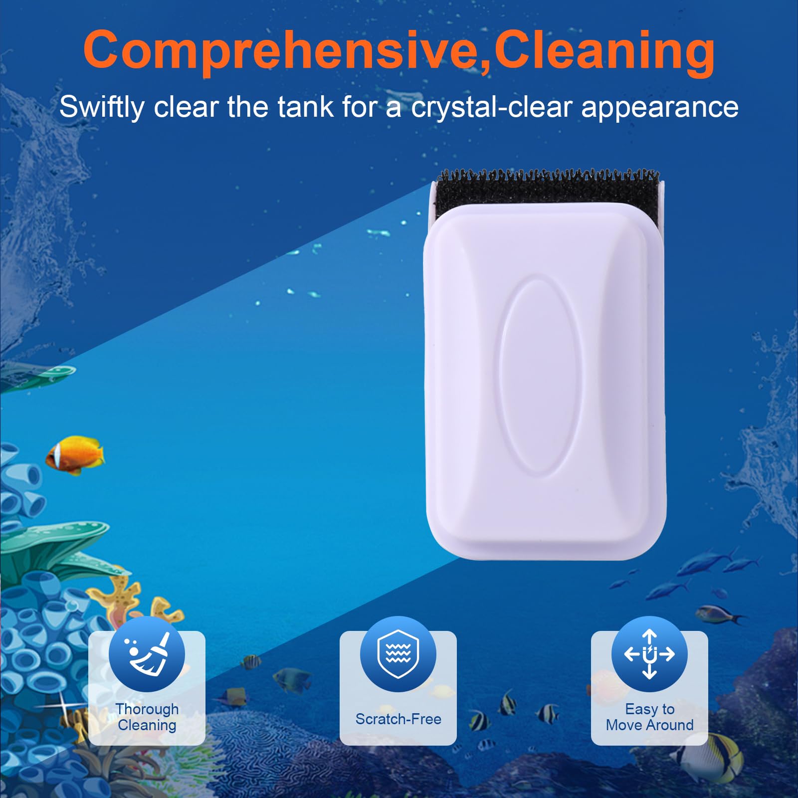 Lounginglife aquarium temperature stickers help monitor conditions.