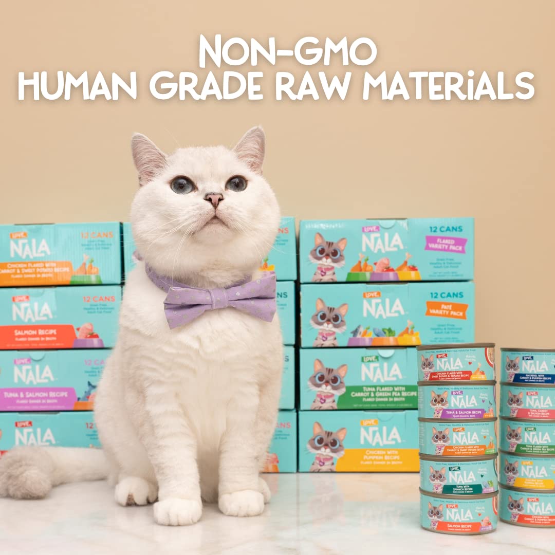 LOVE NALA chicken pate ingredients closeup reveals premium protein and minerals.