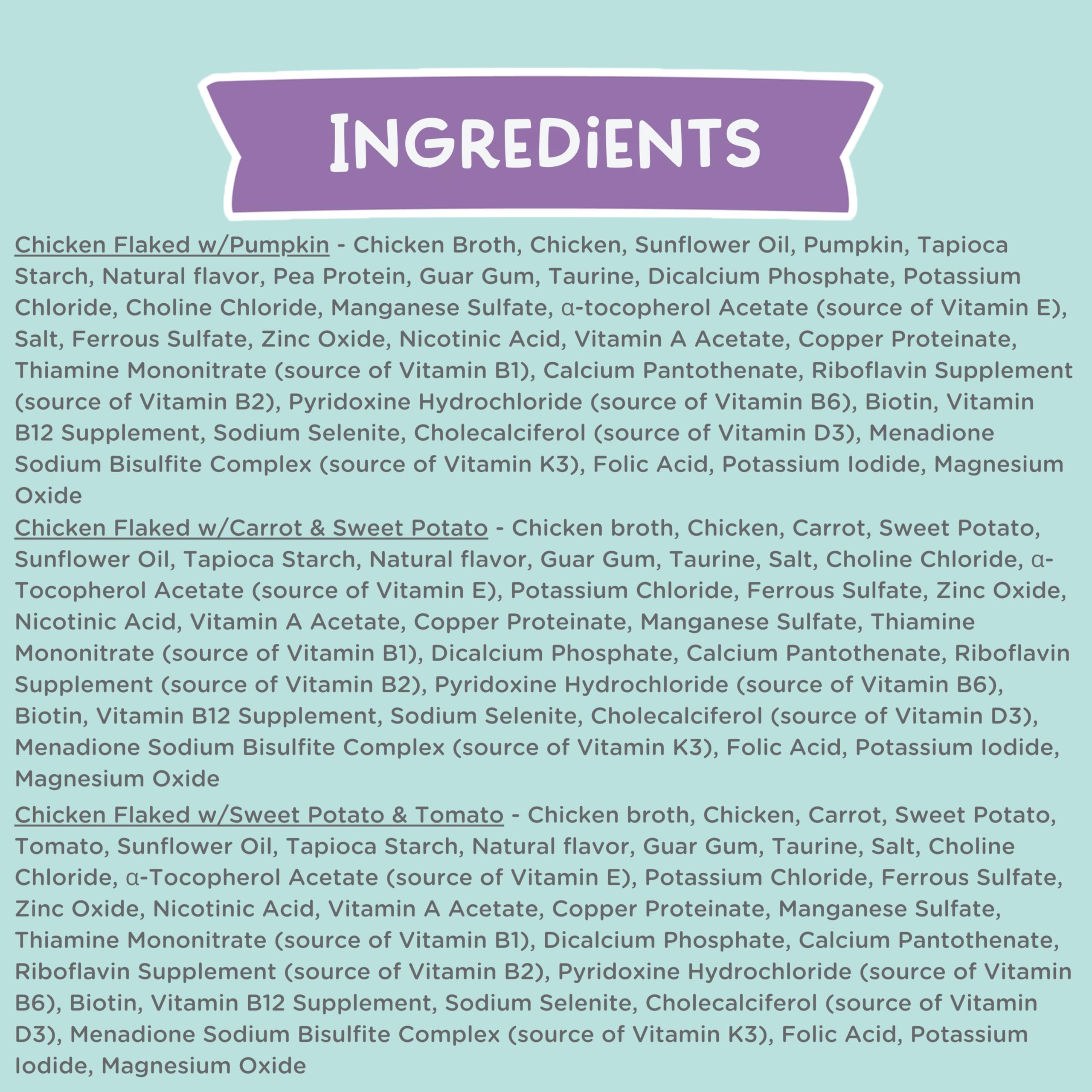 LOVE NALA grain-free non-GMO ingredient label emphasizing clean nutrition.