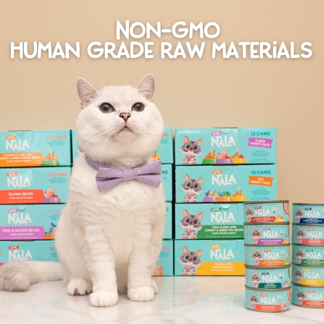 LOVE, NALA serving in bowl scene suggests convenient daily meals for indoor and outdoor cats