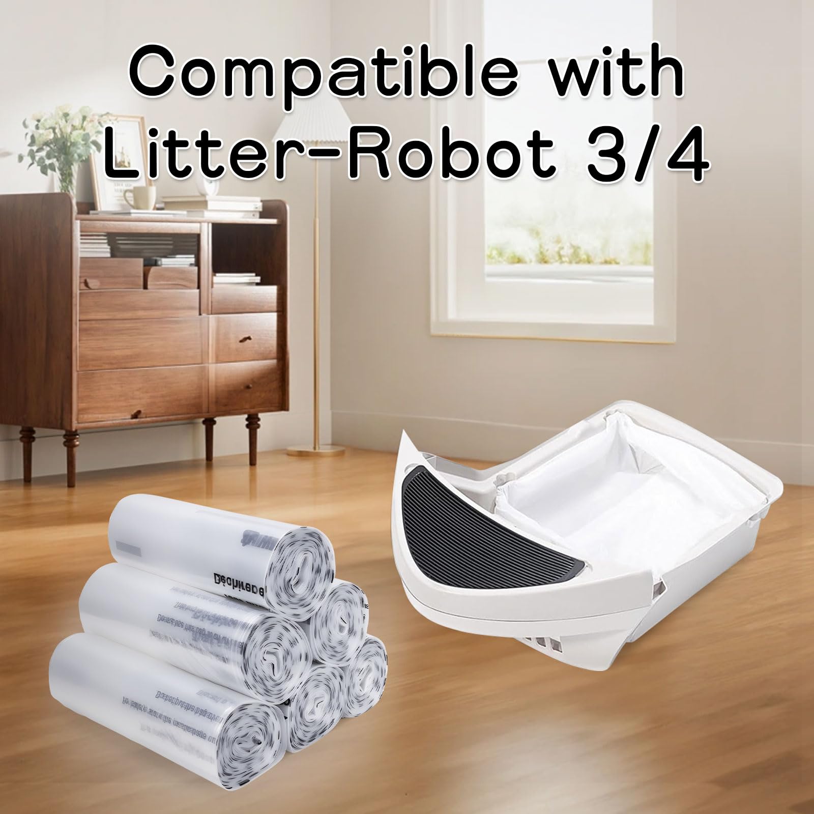 Loveishere 3mil thickening provides stronger waste containment.