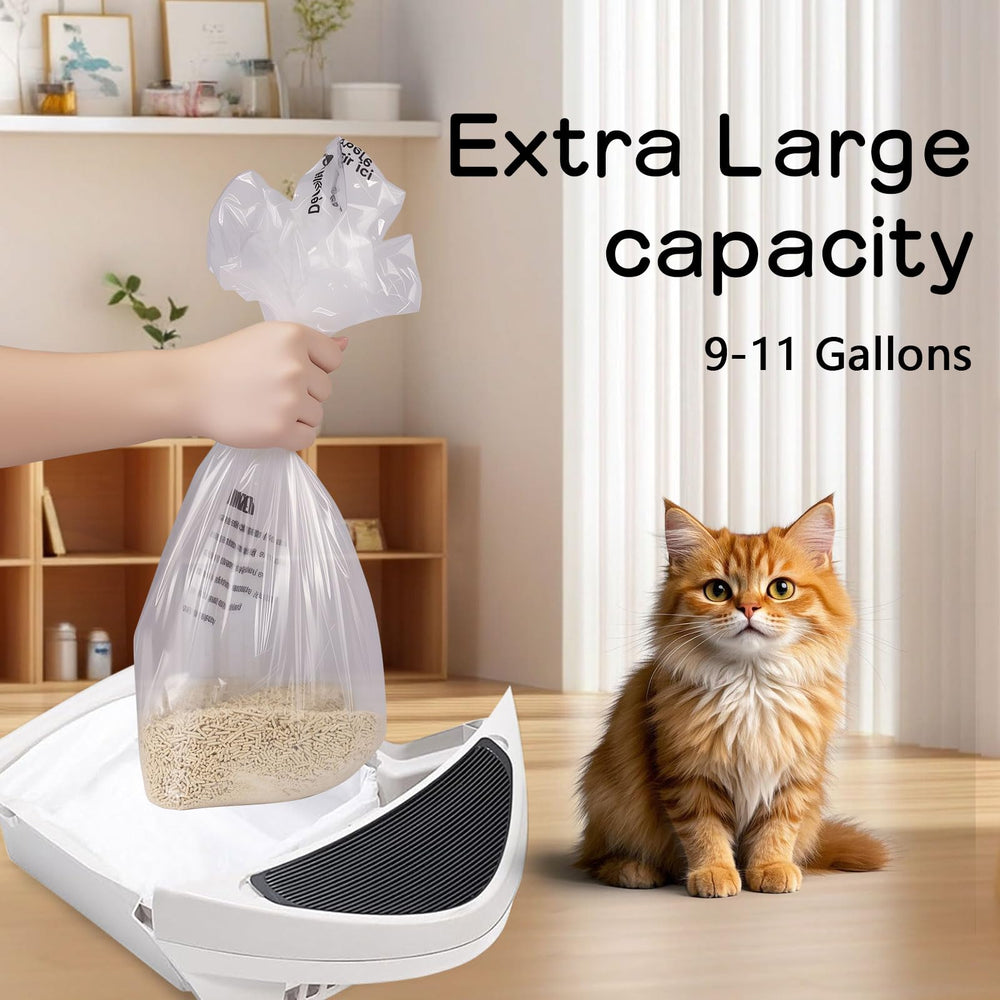 Loveishere 9-11 gallon capacity liners ready for busy multi-cat homes.