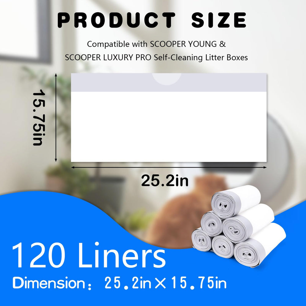 Loveishere drawstring closure liners for odor control and easy disposal.
