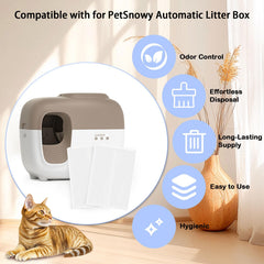 Loveishere easy disposal liners simplify litter box maintenance.