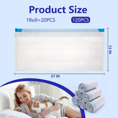 Loveishere extra-thick liners offer tear resistance under heavy litter loads.