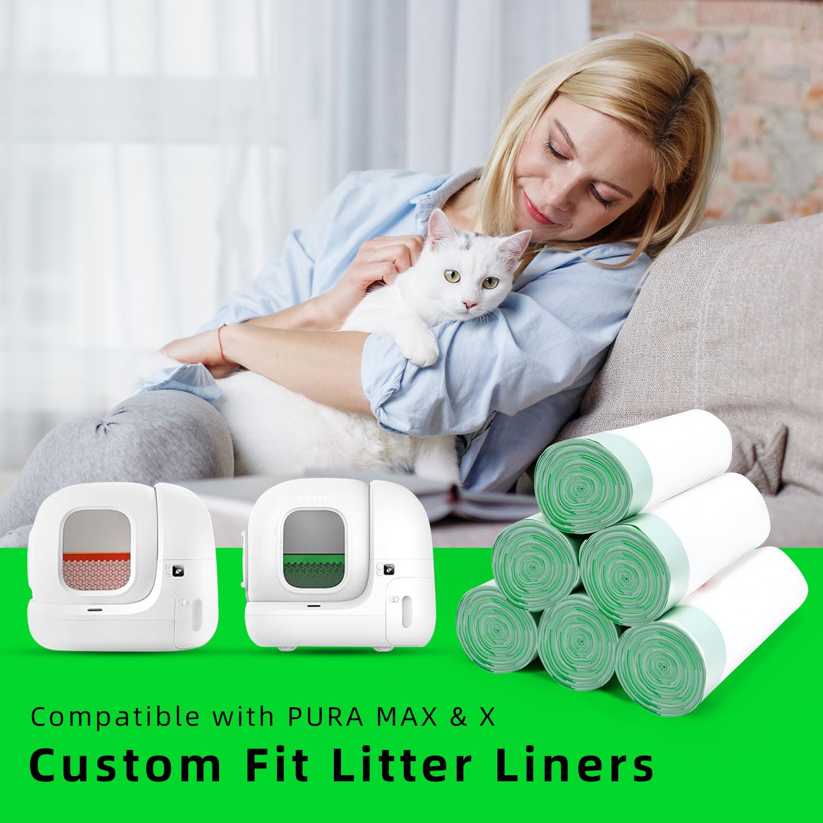 Loveishere compatible with PETKIT PuraMax for easy disposal.