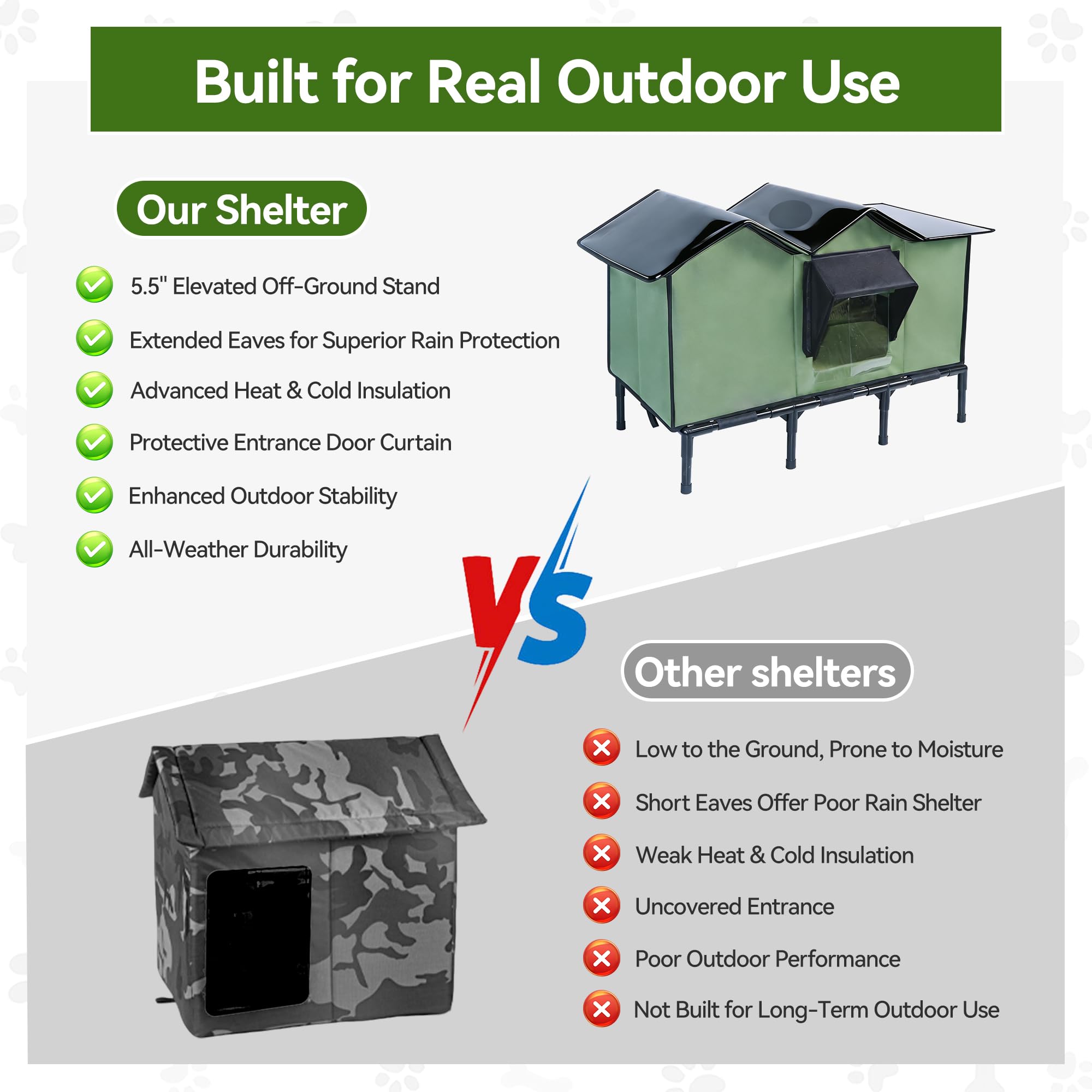 LOVEPals reinforced hollow boards ensure durable outdoor use