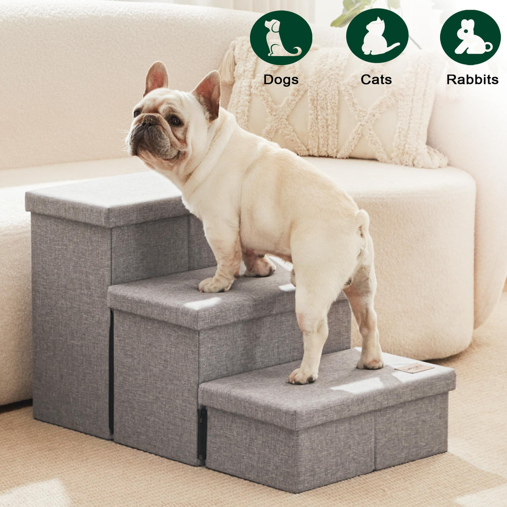 Love's cabin dog stairs fit beds and couches for versatile access