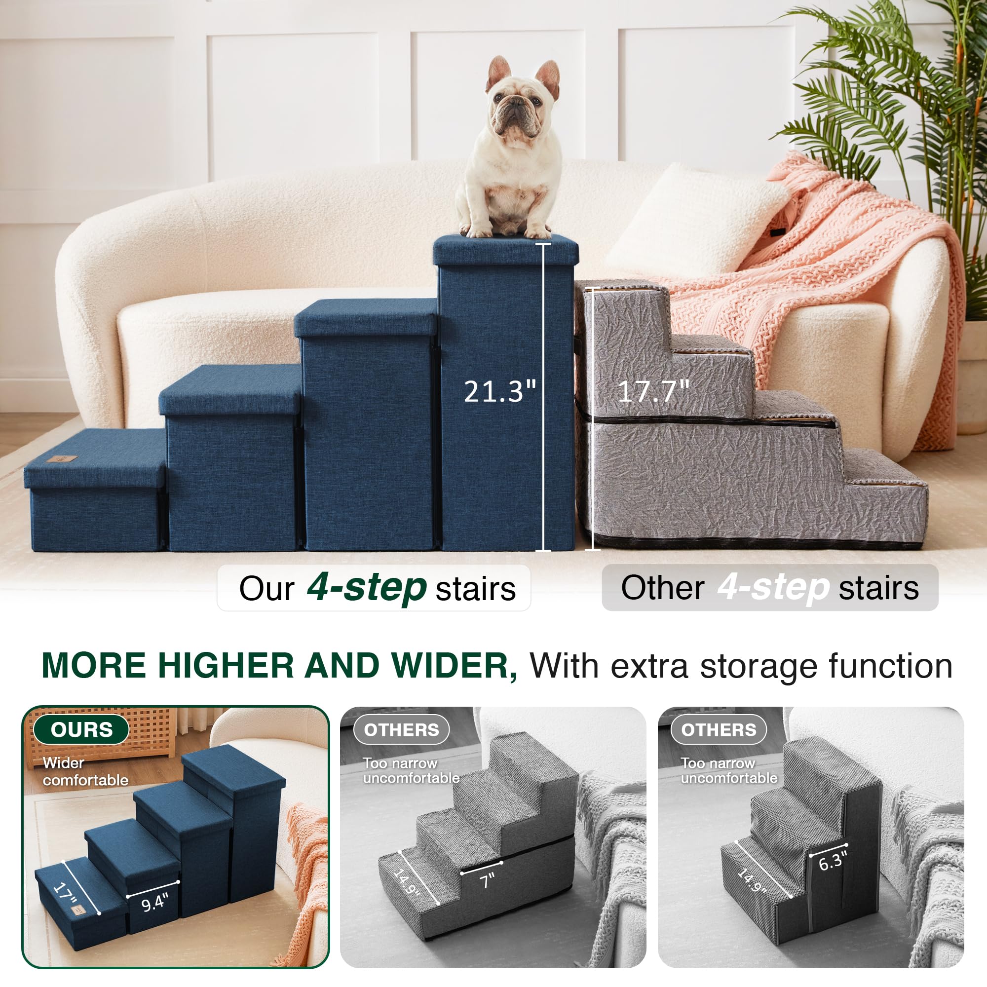 Love's Cabin non-slip base supports stable climbs on any surface