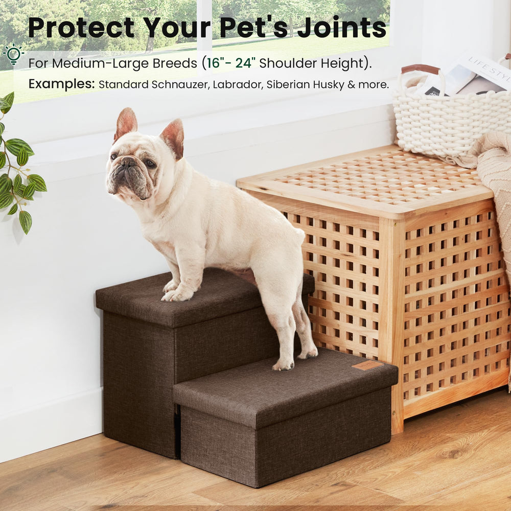 Love's cabin dog stairs up to 150 lbs supports larger dogs