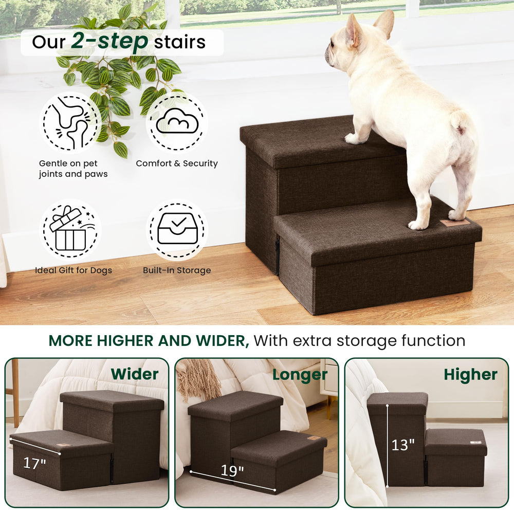 Love's cabin dog stairs wear-resistant fabric cushions paws