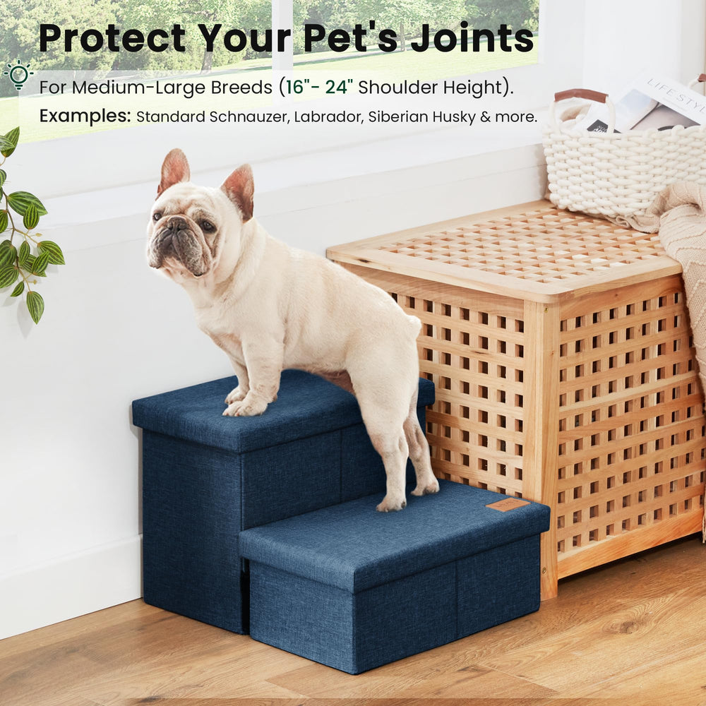Love's cabin dog stairs wear-resistant fabric for durable daily use