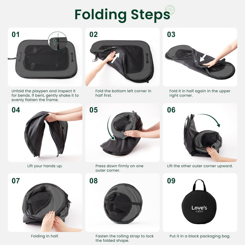 Love's cabin easy-clean design with blanket option for comfort