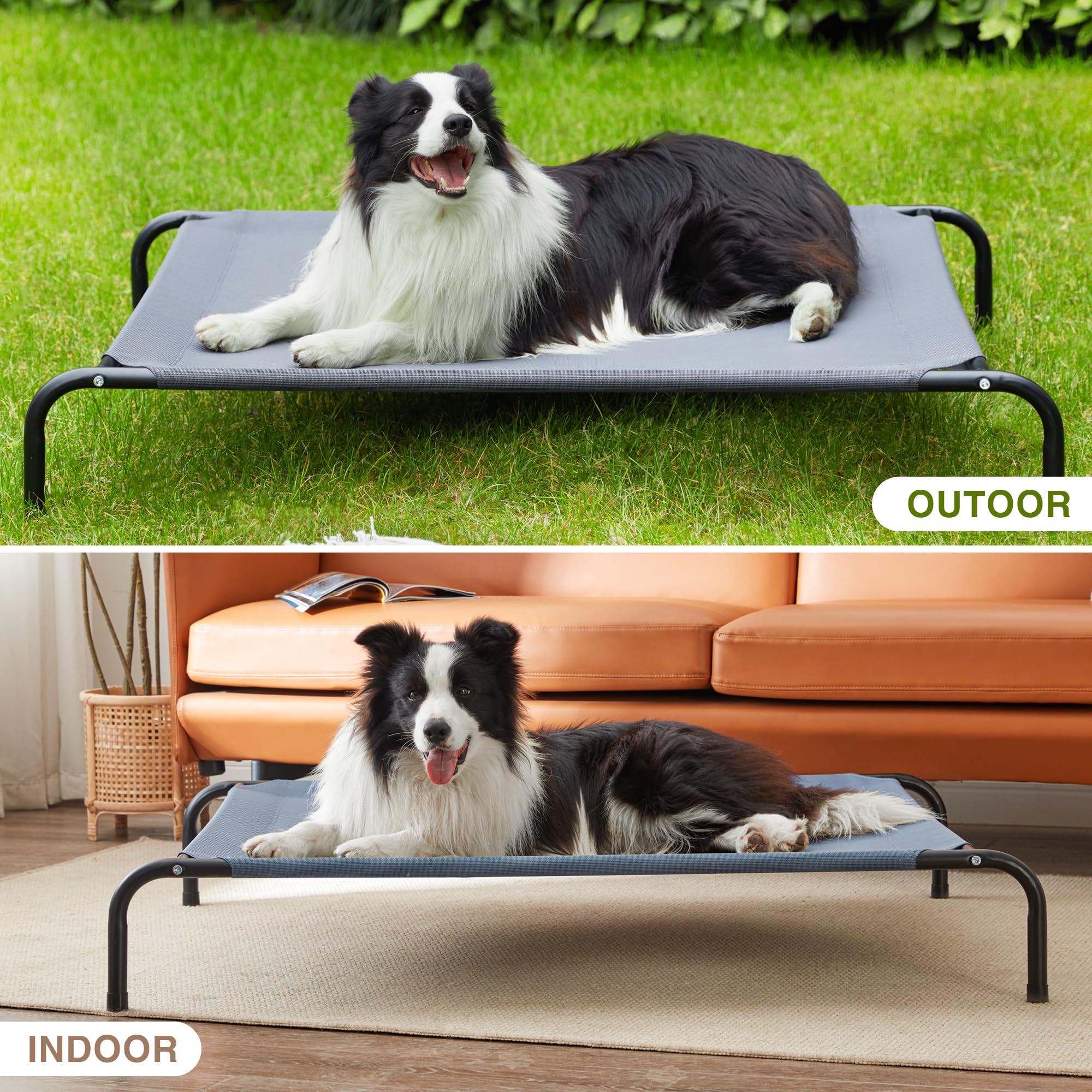 Love's cabin large dog cot supports up to 85 lbs