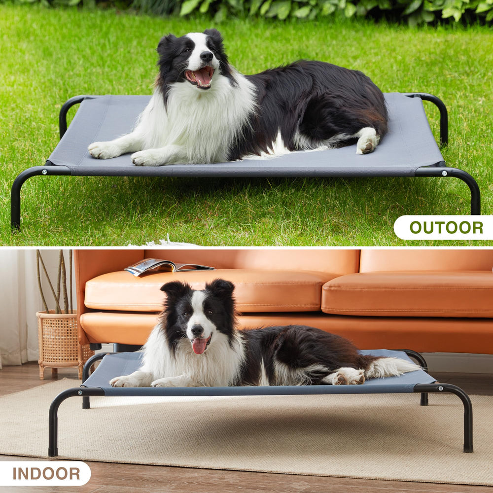 Love's cabin large dog cot supports up to 85 lbs
