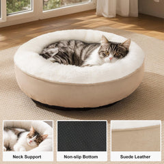 Love's cabin nest-walls support curling cats and puppies securely