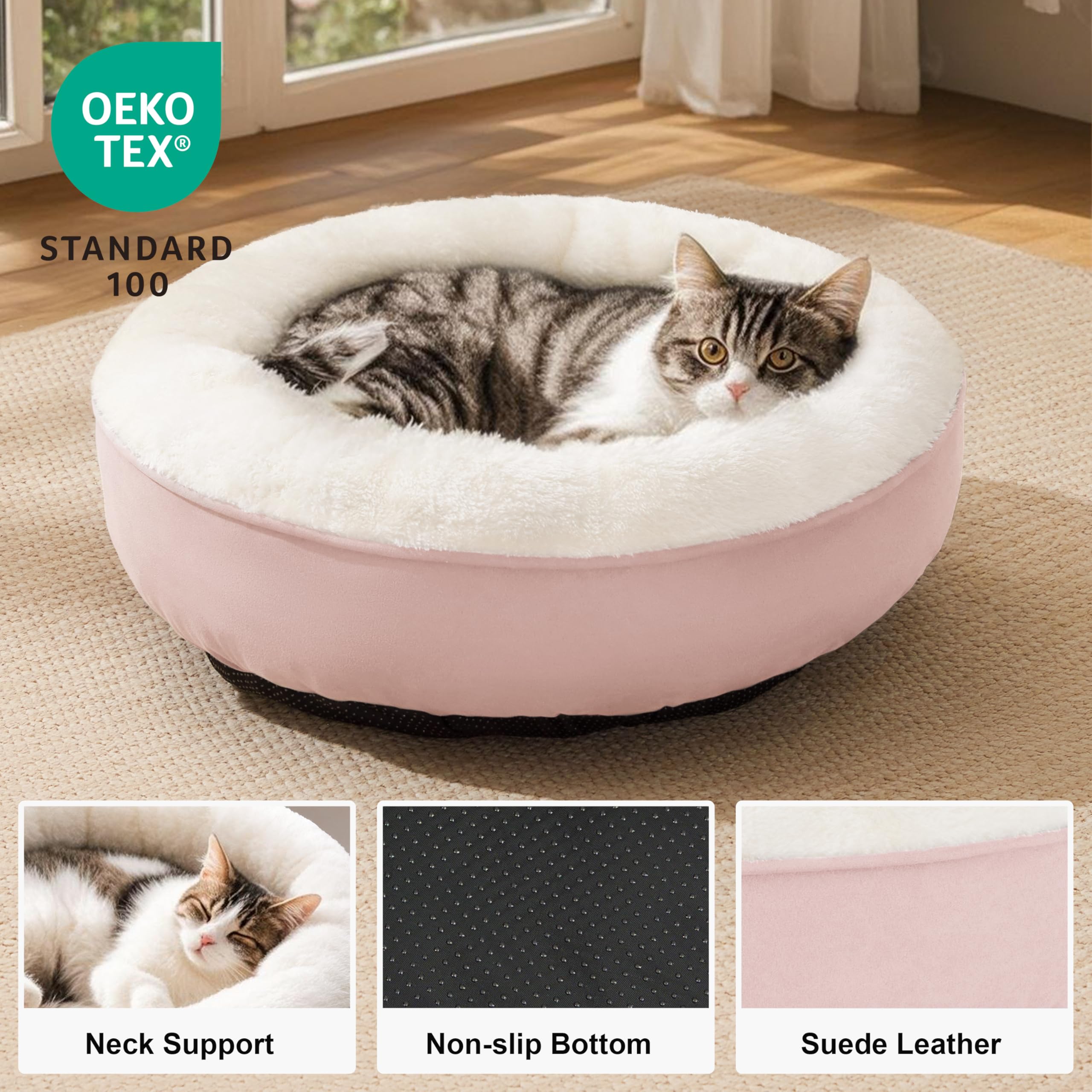 Love's cabin nest walls design creates a secure resting spot for pets.