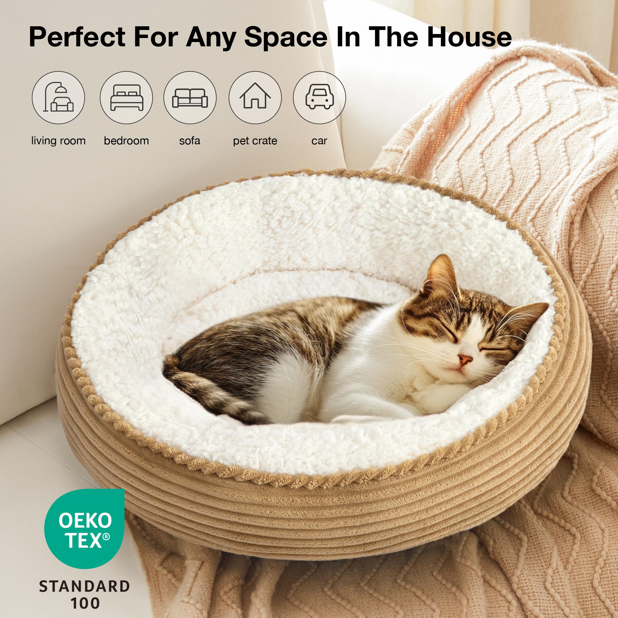 Love's cabin non-slip bottom keeps the bed steady on smooth floors.