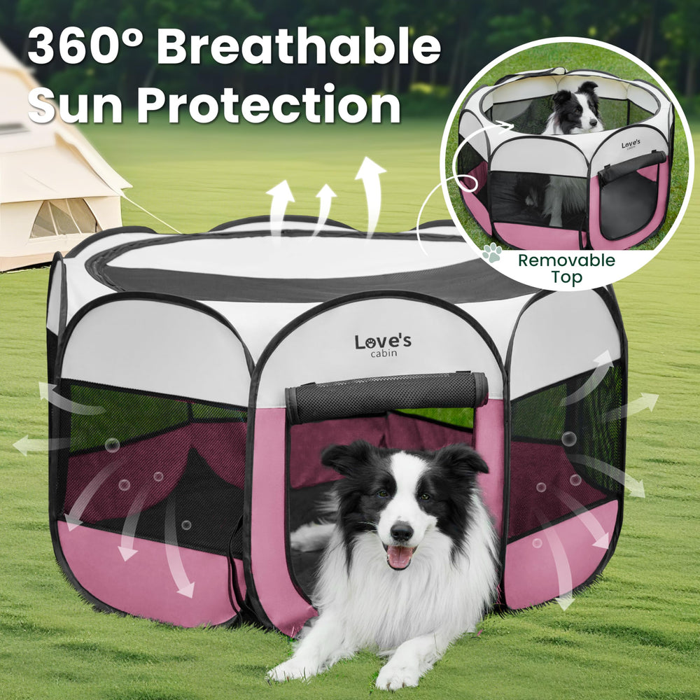 Love's cabin durable Oxford fabric supports pets securely.