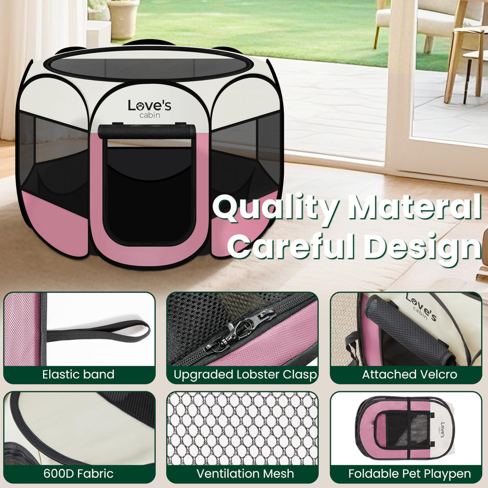 Love's cabin carrying case makes travel and storage simple.