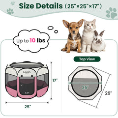 Love's cabin portable kennel with carrying case makes transport effortless.