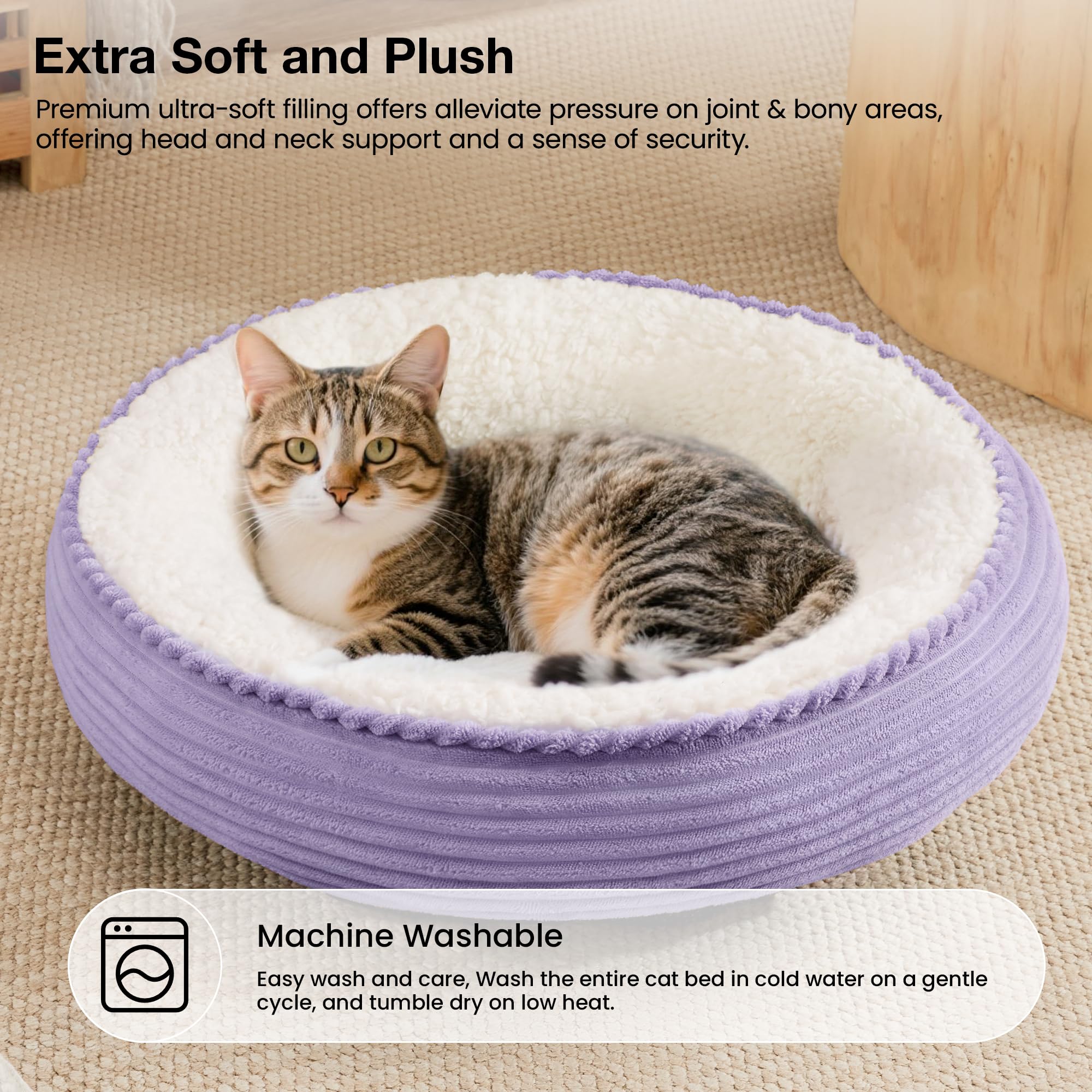 Love's cabin raised rim provides curling space and comfort