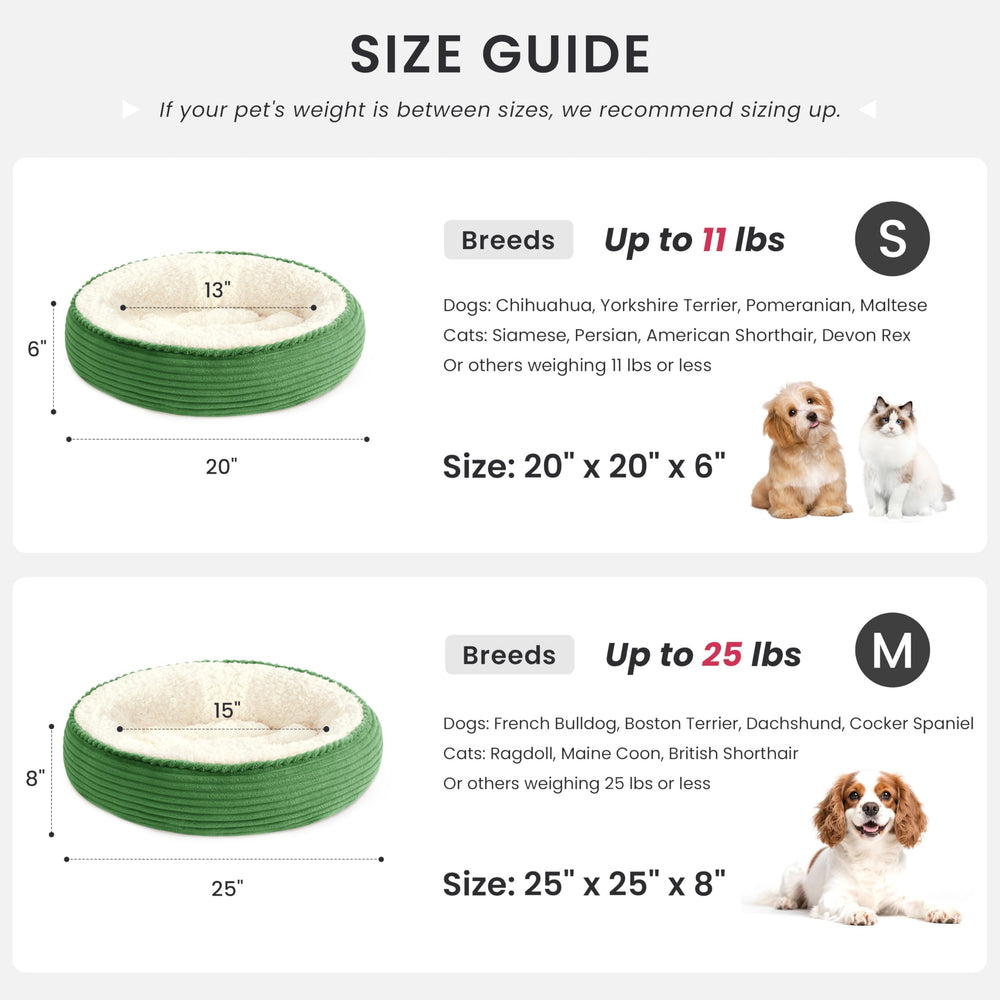 Love's cabin donut bed outer rim detail emphasizes plush, ultra-soft filling