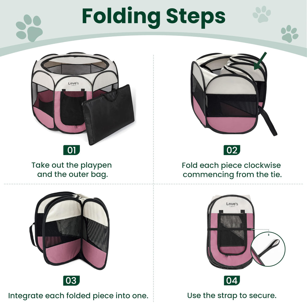 Love's cabin soft mesh promotes ventilation and visibility.