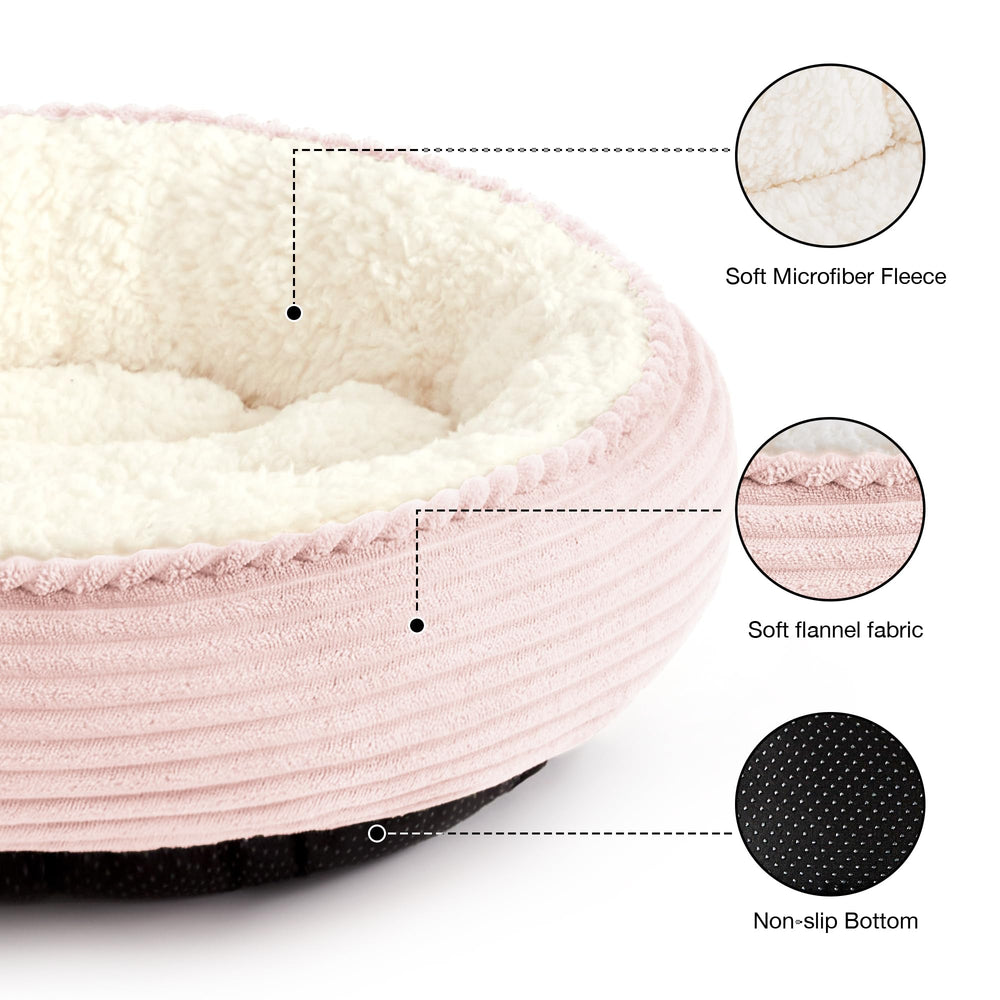Love's cabin ultra-soft fill cushions joints and muscles for gentle support.